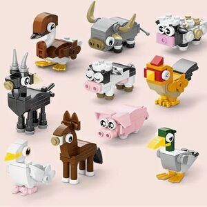 Farm Animal Building Blocks - Choose 1